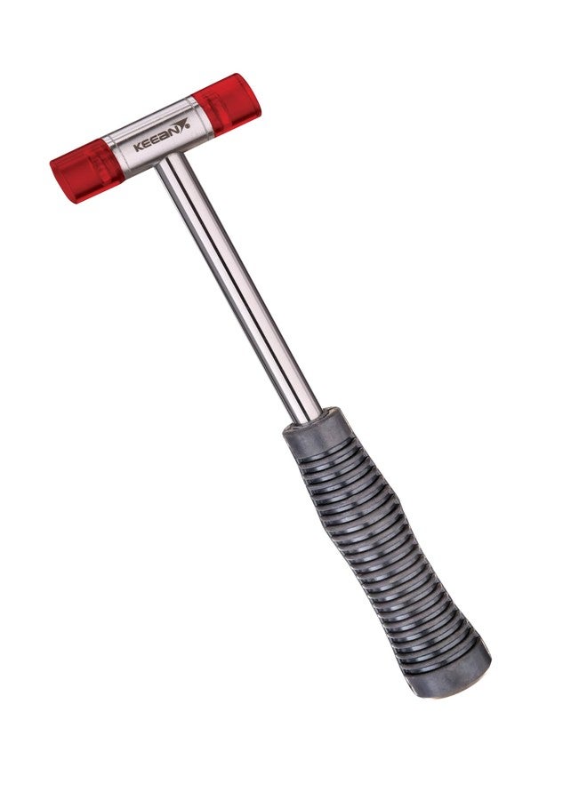 KEEAN 20 MM Soft Faced Acetate Mallet Industrial Hammer Non Slip Rubber Grip Bending Forming Metal Tile Fitting Wood Work Professional - Image 1